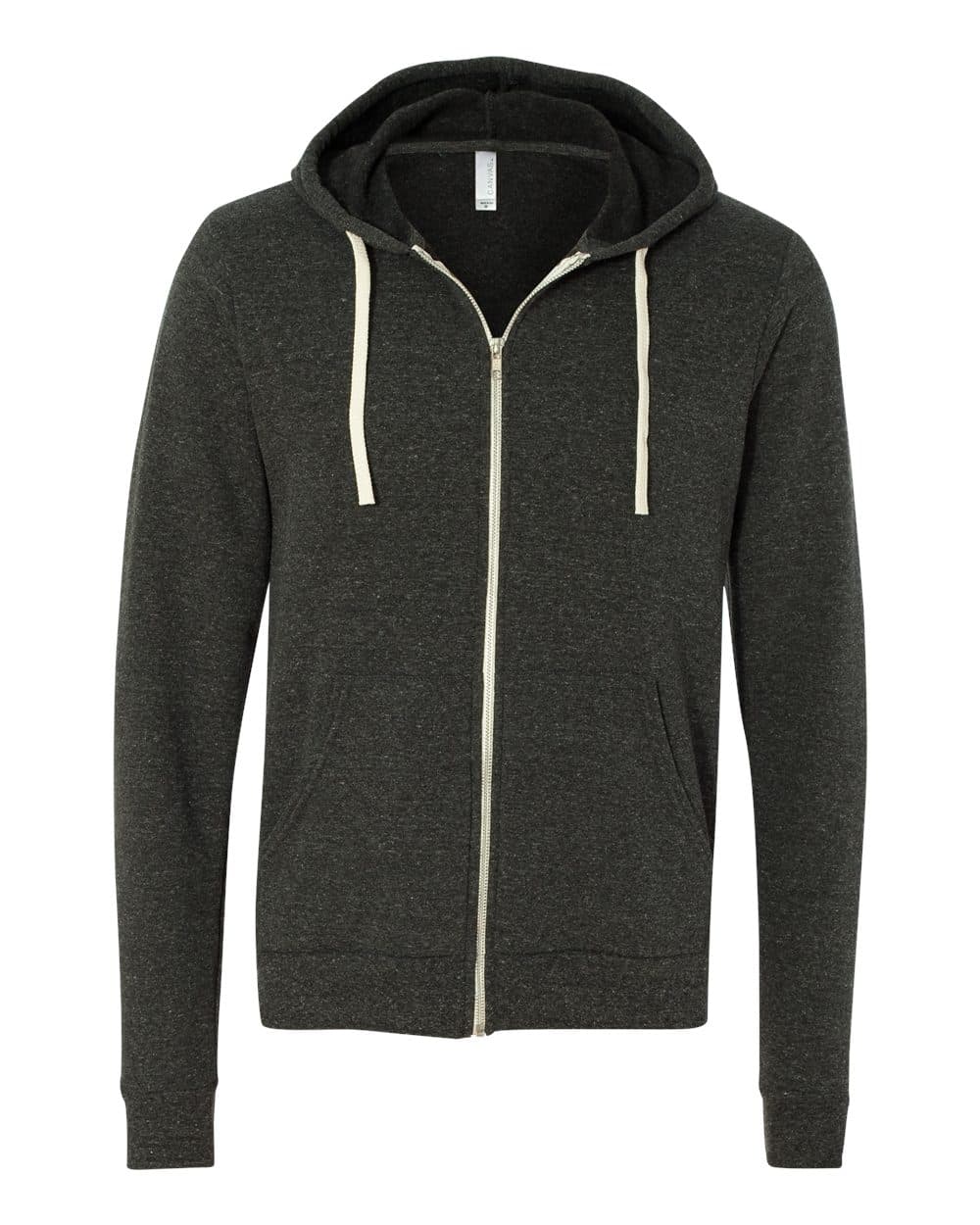 Unisex Triblend Sponge Fleece Full-Zip Hoodie Sweatshirt