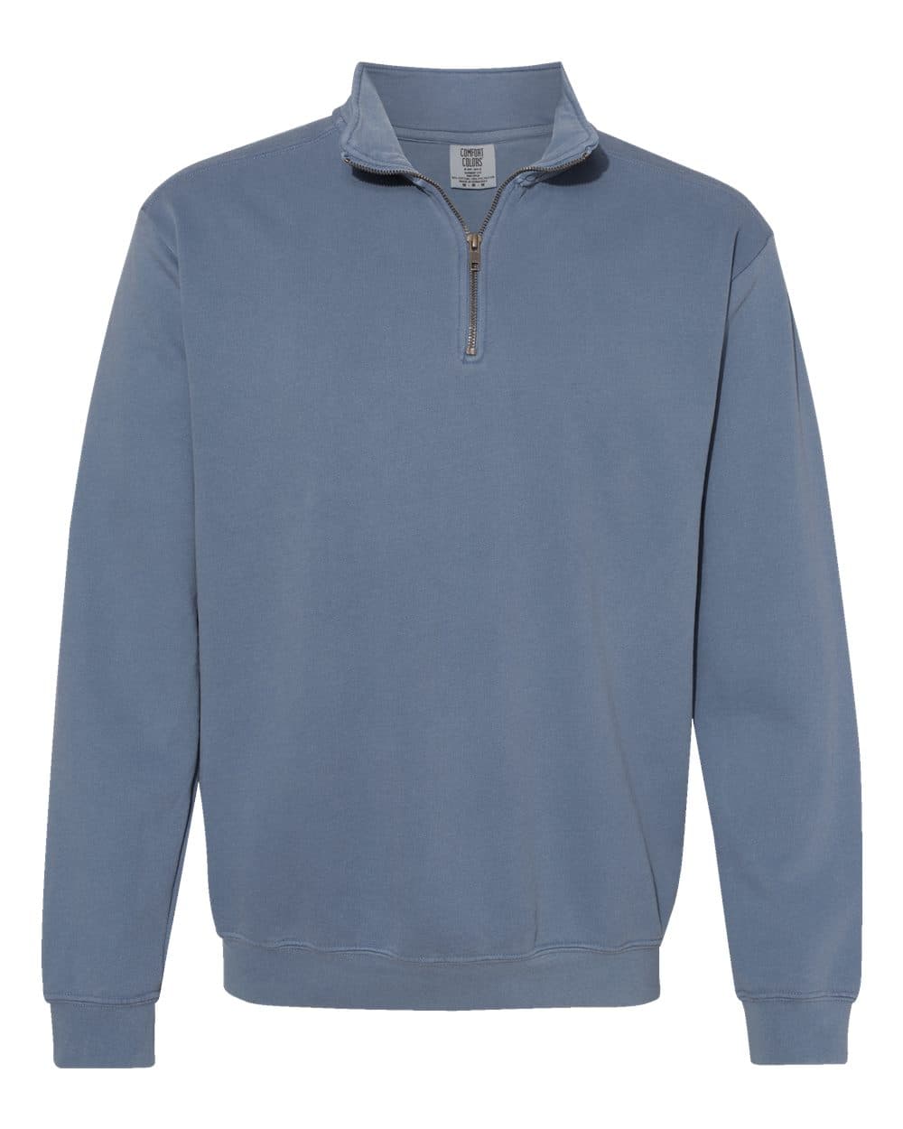 Unisex Garment-Dyed Quarter-Zip Sweatshirt