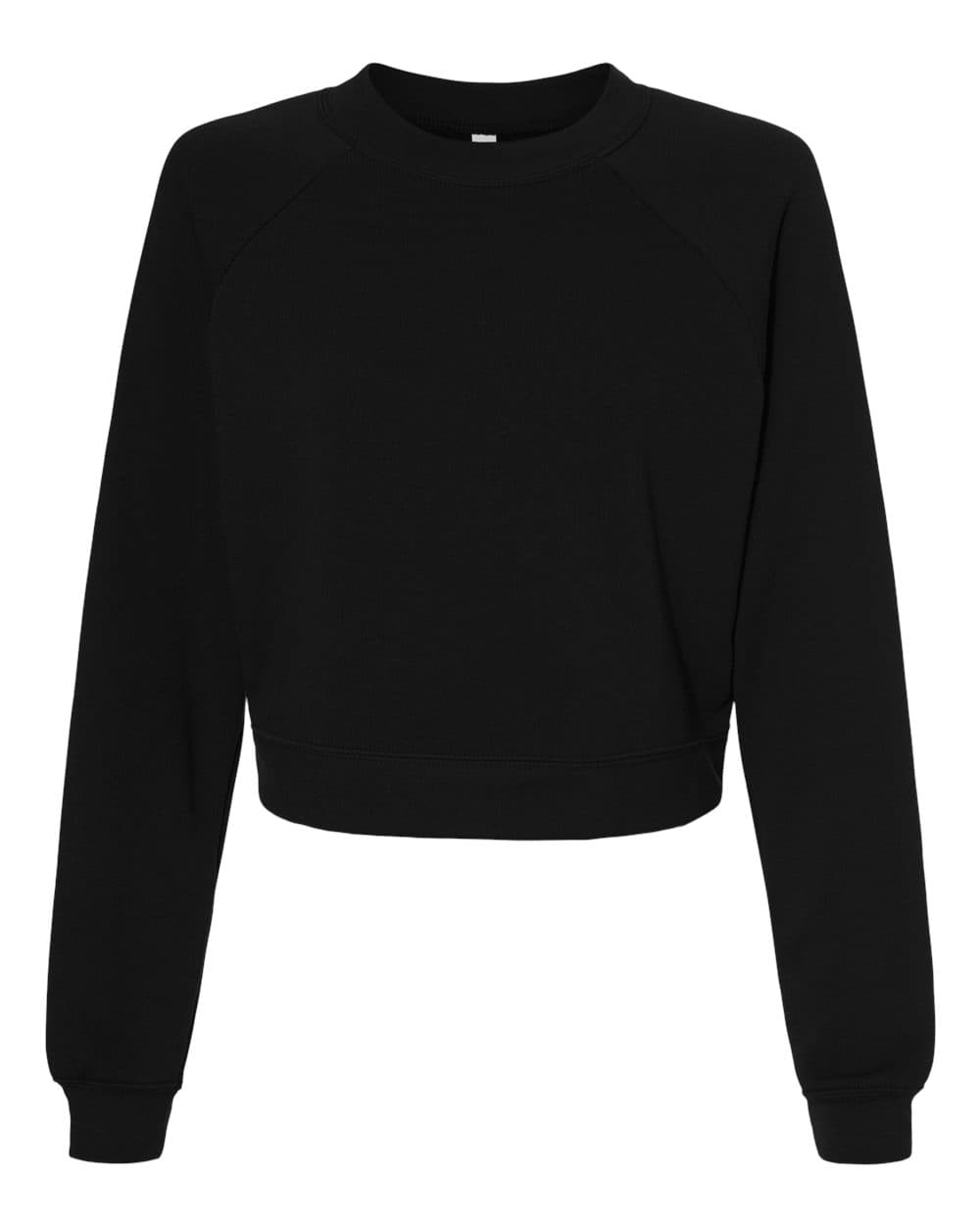 Women's Crop Raglan Fleece Crewneck Sweatshirt