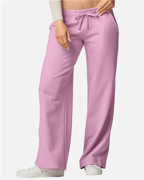 Women's French Terry Wide Leg Pants
