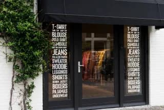Storefront Window Lettering