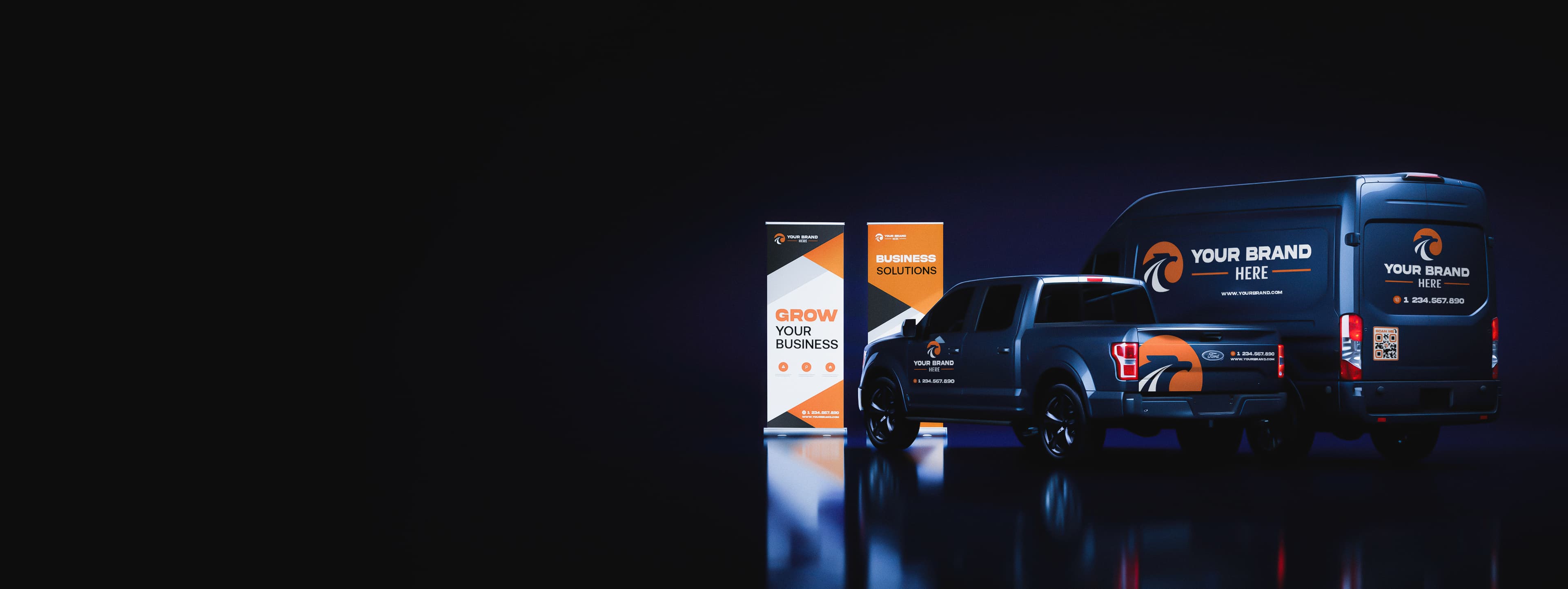 Fleet signage and branding